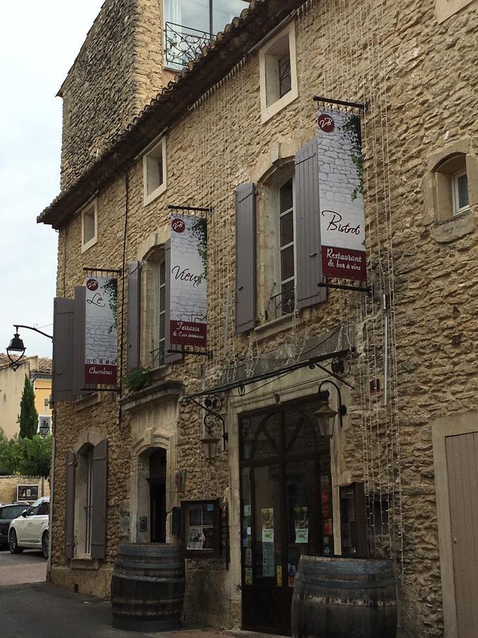 Hotel Le Vieux Bistrot Cabrières-dʼAvignon Exterior foto